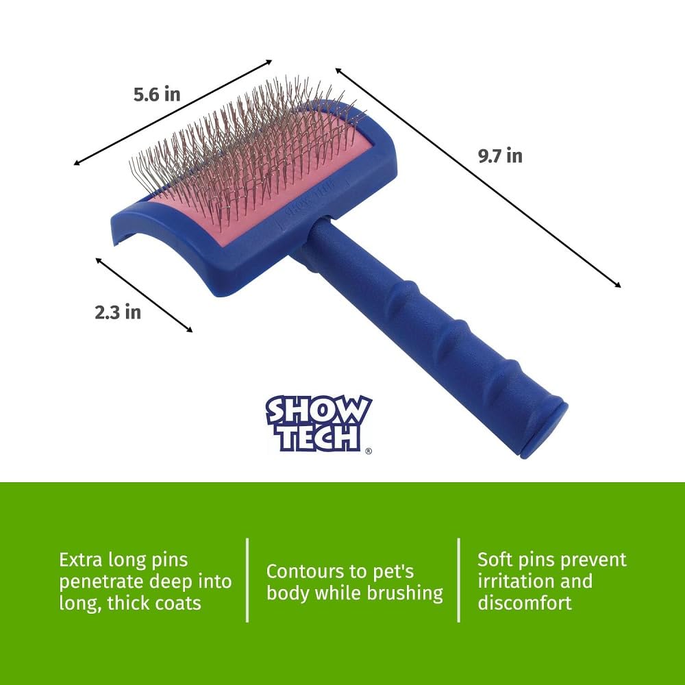 Tuffer than Tangles Slicker Brush for Dog Grooming