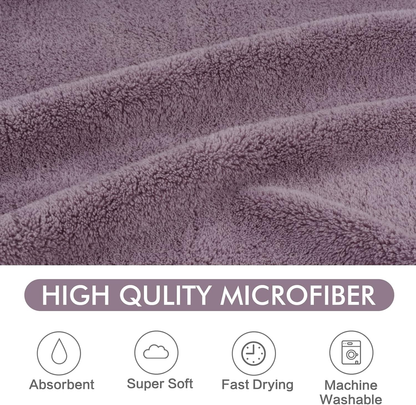Dog Towel Super Absorbent Pet Bath Towel Microfiber Dog Drying Towel for Small, Medium, Large Dogs and Cats 30Inch X 50Inch Purple